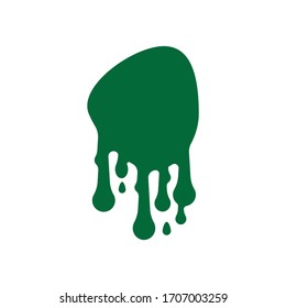 Paint drip icon for graffiti blob stickers. vector illustration