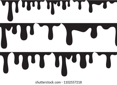 Paint drip set isolated on white background. Paint drip for web site, wallpaper, poster, placard and cover. Useful for ad, backdrop and print materials. Creative art concept,vector illustration,eps 10