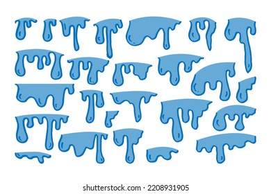 Paint Drip Vector Doodle Art Icons