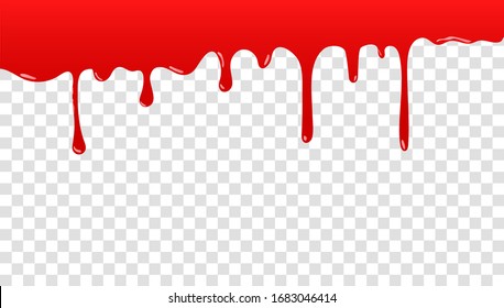 La pintura está goteando. Líquido goteo. La pintura está fluyendo. Pintura actual, manchas. La corriente está cayendo. Gotas líquidas y salpicaduras, la sangre repite