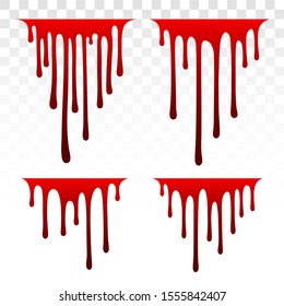 Paint dripping. Dripping liquid. Paint flows. Current paint, stains. Current drops. Dripping blood. Seamless pattern. Current inks. Flowing liquid. Stencil drops. Paint splatter. Molten bloode. 