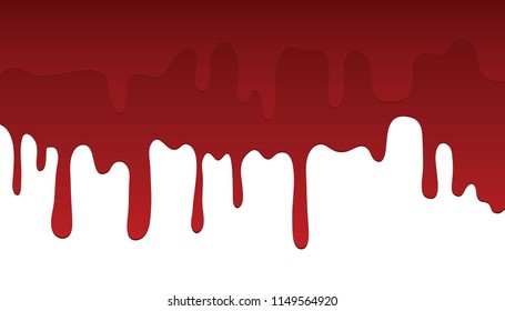 Paint Dripping Primary Colors Isolated On Stock Vector (royalty Free 