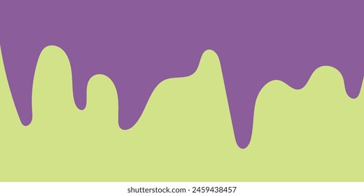 Die Farbe tropft. Vektorillustration auf transparentem Hintergrund. Schwarze Farbe kann bearbeitet werden.