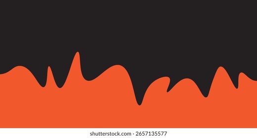 A tinta está pingando. Ilustração vetorial em plano de fundo transparente. tinta preta é editável.