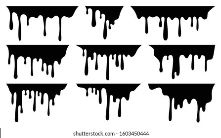 Hand Drawn Black Paint Splatter Doodle Stock Vector (Royalty Free ...