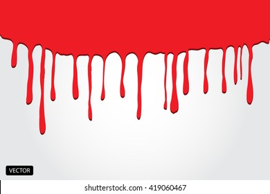 Paint dripping.Paint drips background.Vector illustration.
