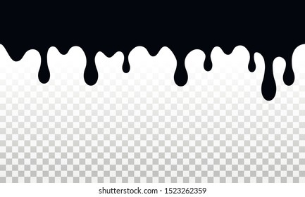 Paint Drips Pattern Drops Flowing Current Stock Vector (Royalty Free ...