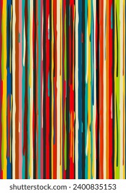 Paint drips seamless pattern, vector template