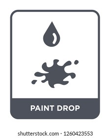 paint drop icon vector on white background., paint drop simple element illustration