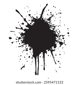 Paint Drop Texture Vector Illustration