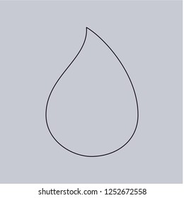 Paint drop vector icon. Modern, simple, isolated, flat best quality icon for web site designs or mobile apps. Vector illustration.