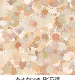 Paint drop vector illustration in various colors. 