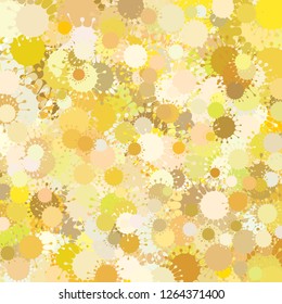 Paint drop vector illustration in various colors. 