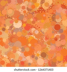 Paint drop vector illustration in various colors. 
