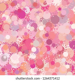 Paint drop vector illustration in various colors. 