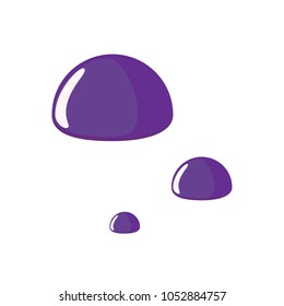 Paint drops. Vector