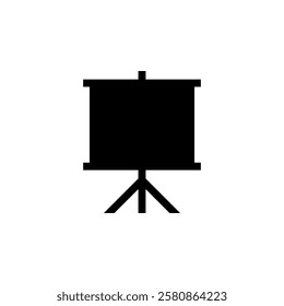 paint easel icon vector design template