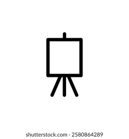 paint easel icon vector design template