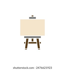 paint easel icon vector template illustration logo design