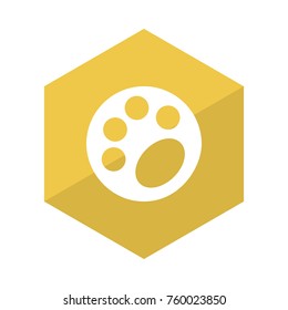 paint glyph icon