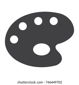 Paint glyph icon, web and mobile, color sign vector graphics, a solid pattern on a white background, eps 10.