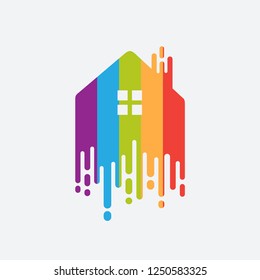 Paint Home Vector