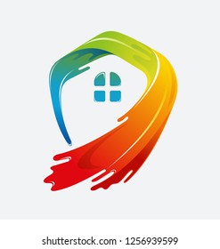Paint Home Vector