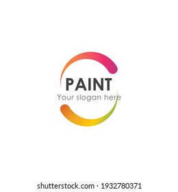Paint House logo business vector template