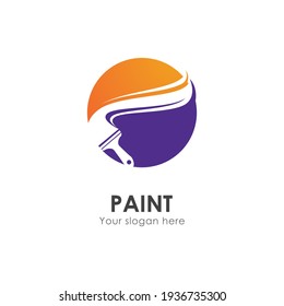 Paint House logo business vector template