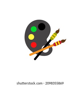 paint icon for accesories and symbol drawing