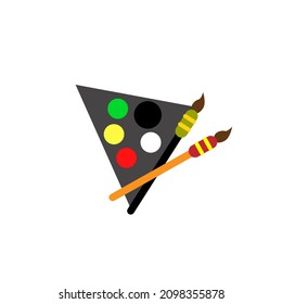 paint icon for accesories and symbol drawing