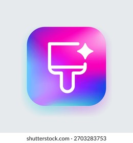 Pinte o ícone para ferramentas de design com IA, personalização inteligente e aprimoramento visual automatizado em ambientes digitais criativos Controle estético inteligente e recursos de estilo aprimorados