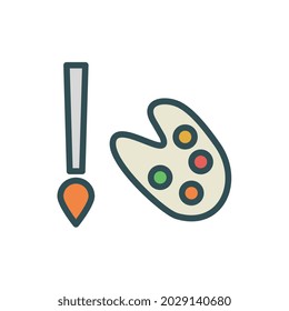 paint icon for business website,apps, and many more