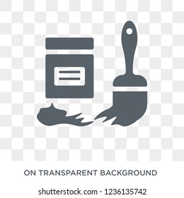 Paint icon. Paint design concept from  collection. Simple element vector illustration on transparent background.
