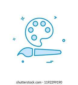 Paint icon design vector