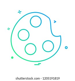Paint icon design vector