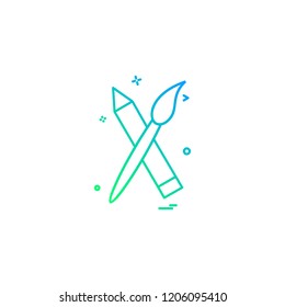 Paint icon design vector