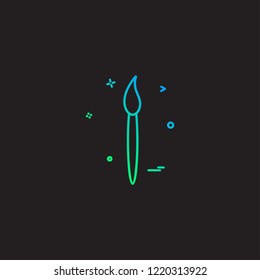 Paint icon design vector
