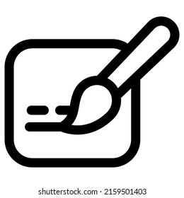 Paint icon design, vector illustration, best used for presentations or web apps
