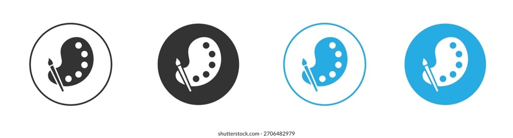 Paint icon. Graphic icon design template