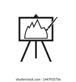 paint icon isolated vector illustration
