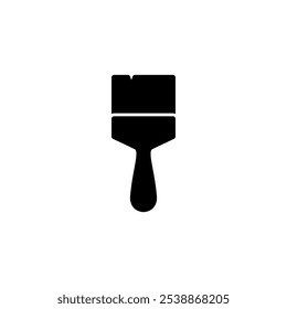 Diseño de logotipo de icono de pintura. signo y símbolo de pincel de pintura. Vector de icono de rodillo de pintura