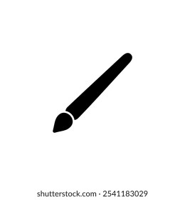 Diseño de logotipo de icono de pintura. signo y símbolo de pincel de pintura. Vector de icono de rodillo de pintura