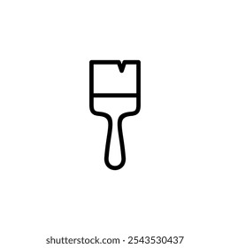 Paint icon logo design. paint brush sign and symbol. paint roller icon vector