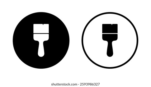 Paint icon logo design. paint brush sign and symbol. paint roller icon vector