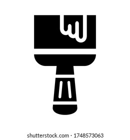Paint icon oder Logo einzeln auf Zeichen Symbol, Vektorgrafik - hochwertige Vektorsymbole mit schwarzem Stil
