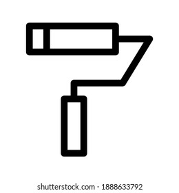Paint icon oder Logo einzeln auf Zeichen Symbol, Vektorgrafik - hochwertige Vektorsymbole mit schwarzem Stil
