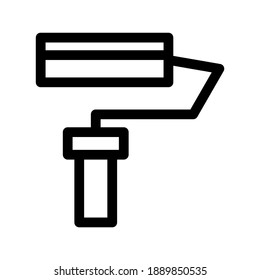 Icono de pintura o logotipo símbolo de señalización aislado ilustración vectorial - iconos vectoriales de estilo negro de alta calidad
