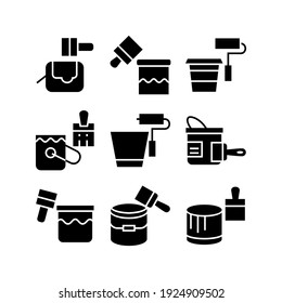 paint icon or logo isolated sign symbol vector illustration - Collection of high quality black style vector icons
