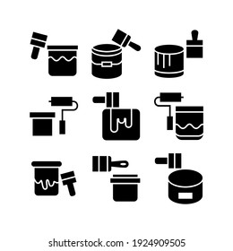 paint icon or logo isolated sign symbol vector illustration - Collection of high quality black style vector icons
